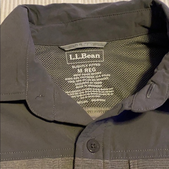 Mens LLBean Button Up Shirt - Picture 2 of 2